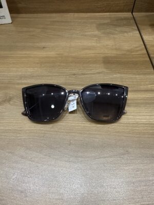 Armação em metal Clip on estilo gatinho dourado